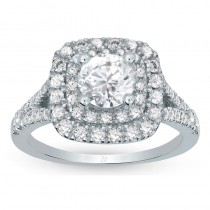 Ladies White Gold Diamond Engagement Ring