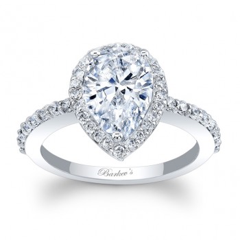 Pear Shaped Engagement Ring 